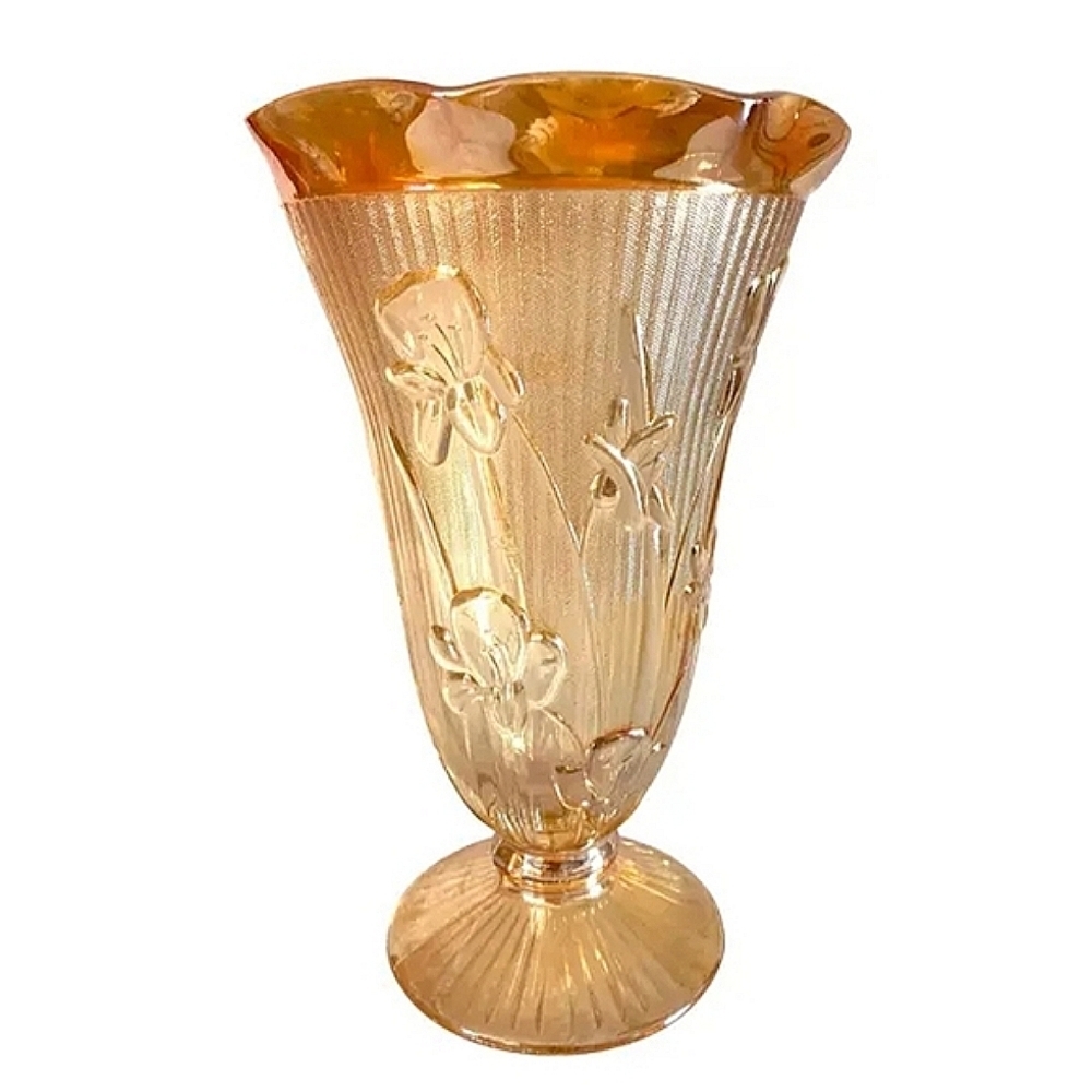 Vintage Iris Vase